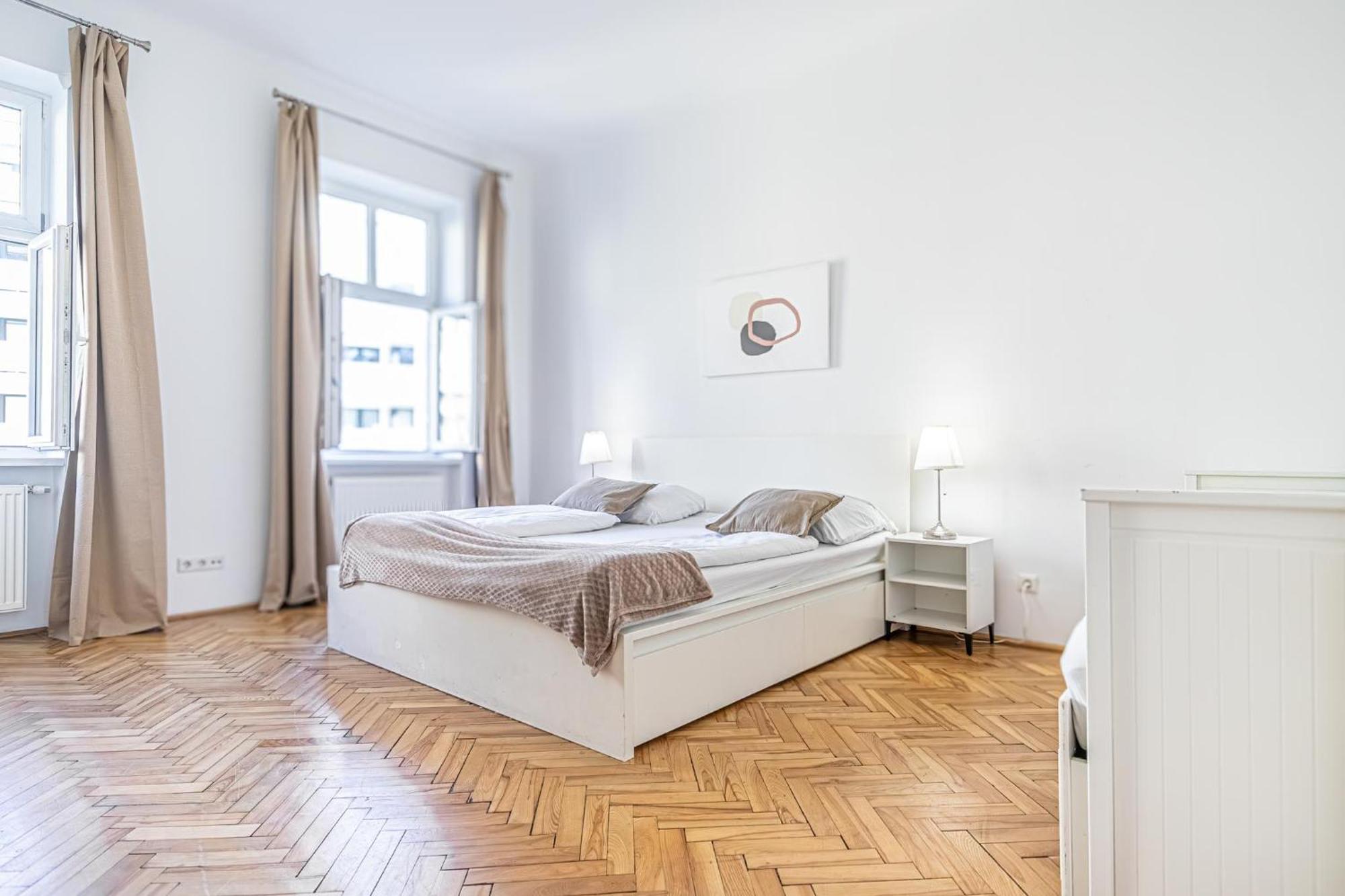 Stylish 2br Shared For Longstays Margareten, Up To 5p Apartment *
